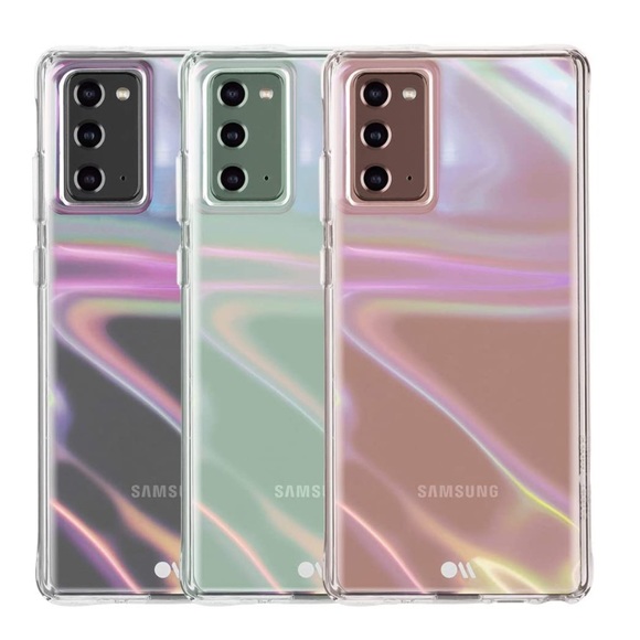 CASE-MATE Shiny Holographic Iridescent Soap Bubble SAMSUNG Galaxy S20+ PLUS Case - Picture 2 of 10